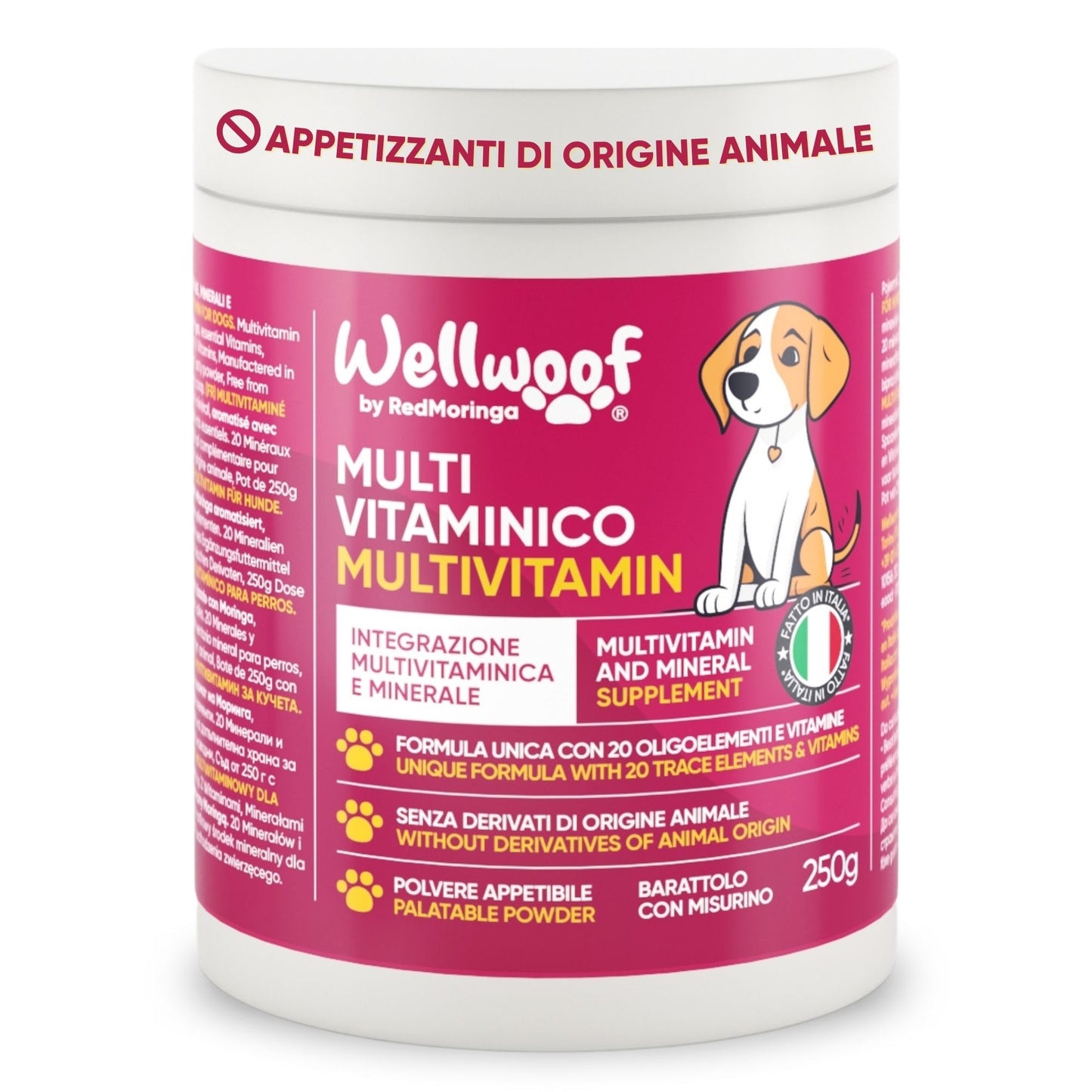 WellWoof MULTIVIT – Integratore per cani con vitamine e minerali per benessere e vitalità
