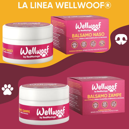 WellWoof Nose Balm for Dogs and Cats - 100% Natural Formula for Hydrated and Protected Nose - 70ml