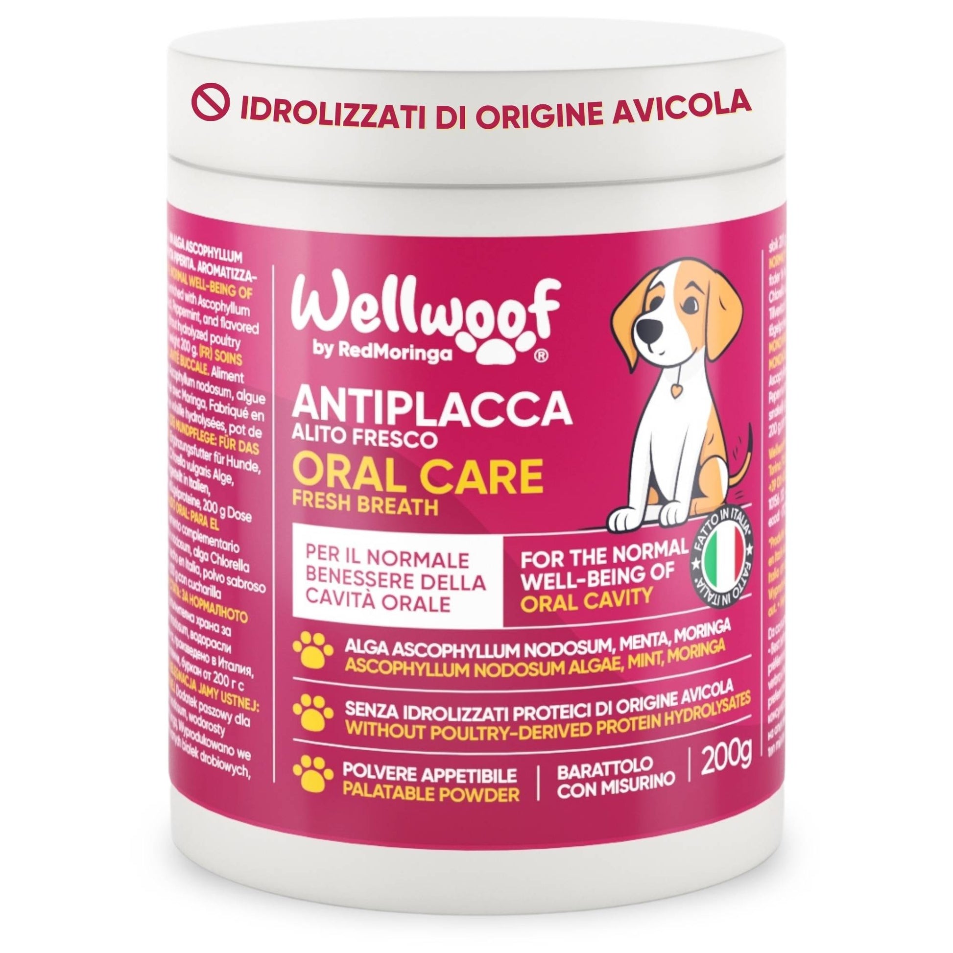 WellWoof ORAL CARE – Integratore per cani contro tartaro e placca dentale